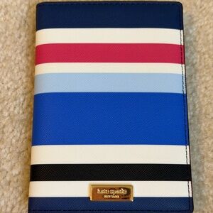 Kate Spade Multicolor Striped Passport Cover
